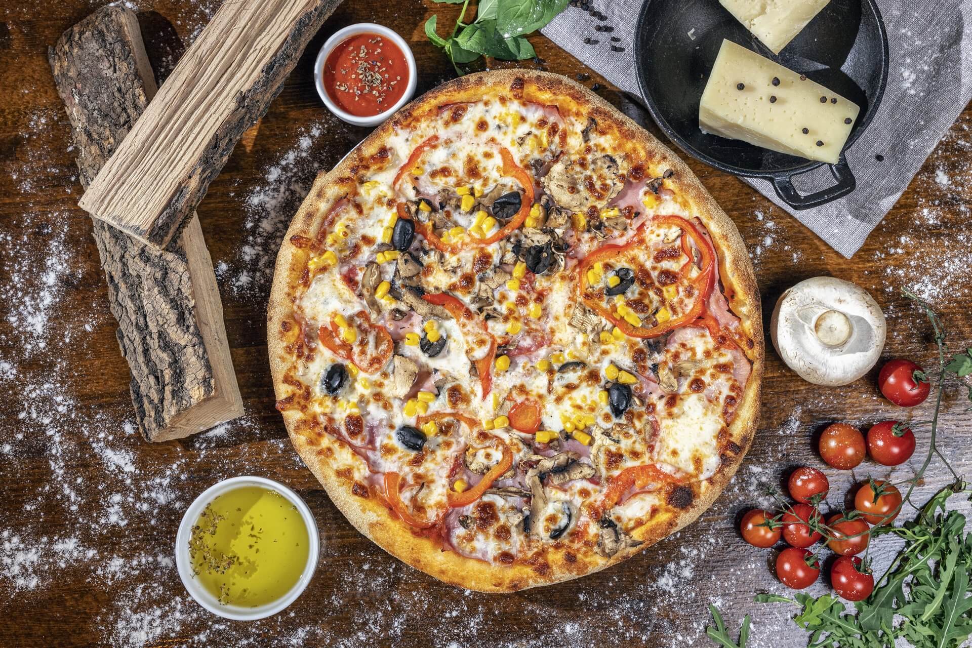 Pizza Quattro Stagioni Family